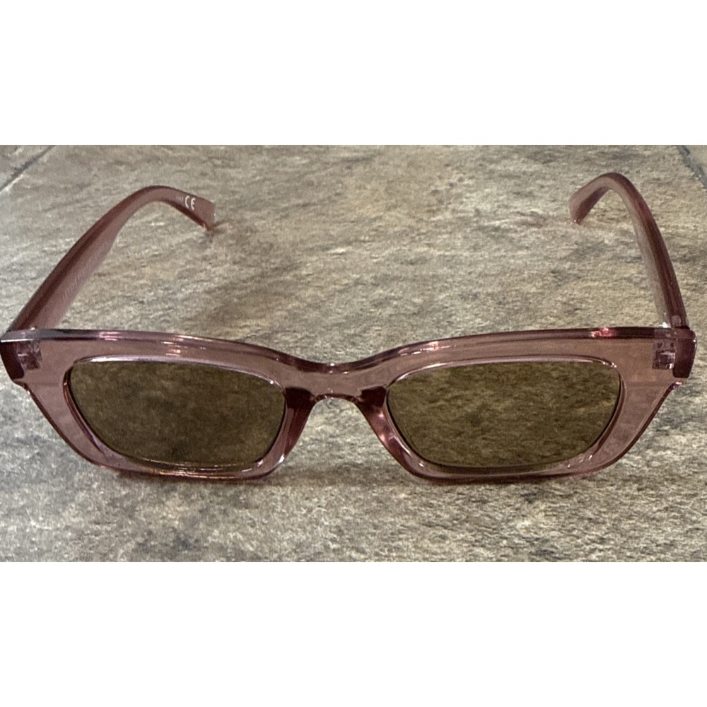 Aerie Sunnies Real Good Women's Sunglasses Pink Translucent 48-17-140-31mm
